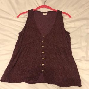 O’neill button tank top